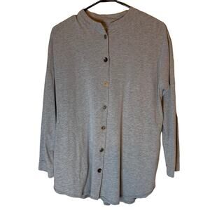 Soft Surroundings Long Sleeve Button Down Shirt/Cardigan/Tunic.